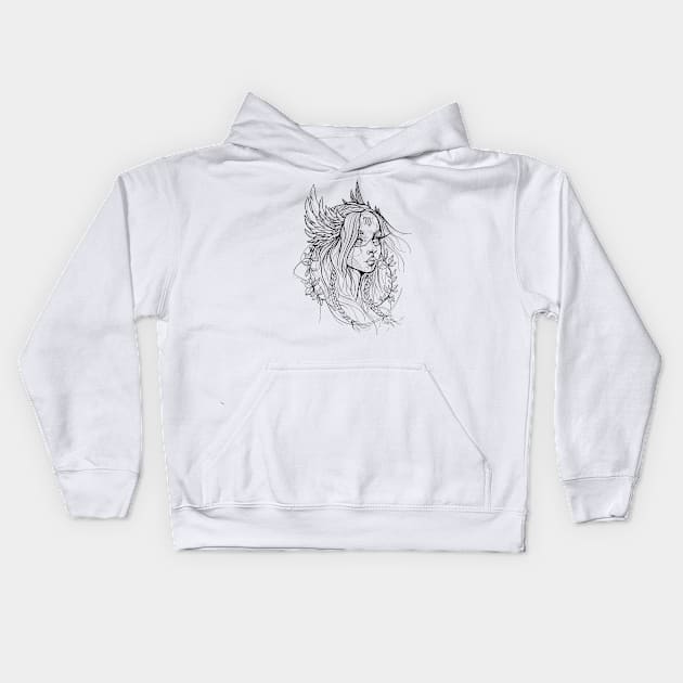 Virgo Kids Hoodie by mxndesigner